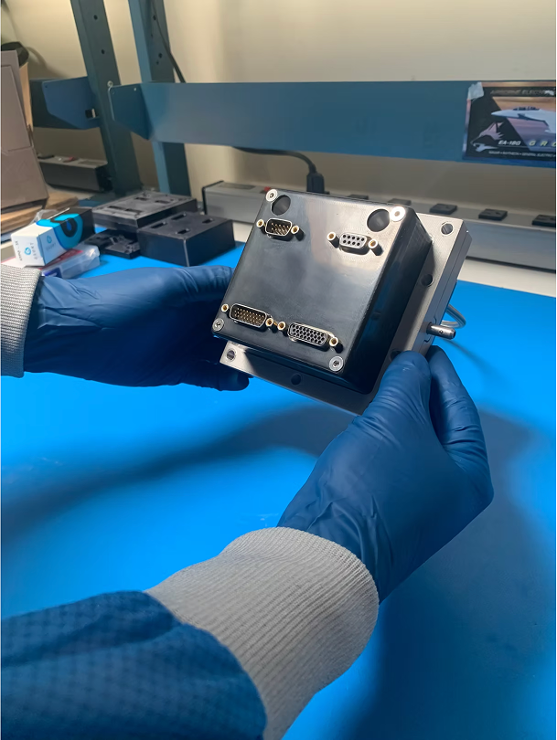 Spacedock modular interface component showing power and data connections